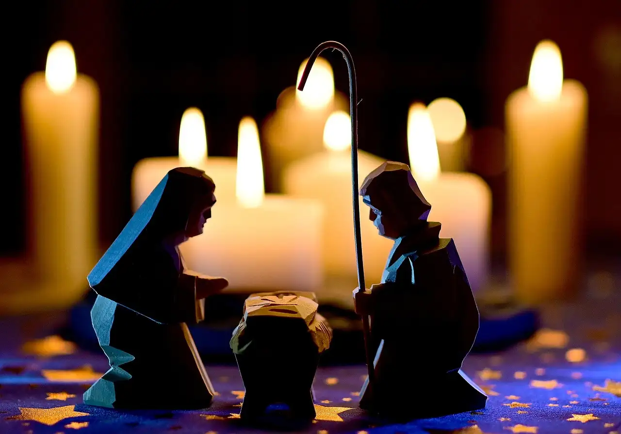 Kerststal inrichten