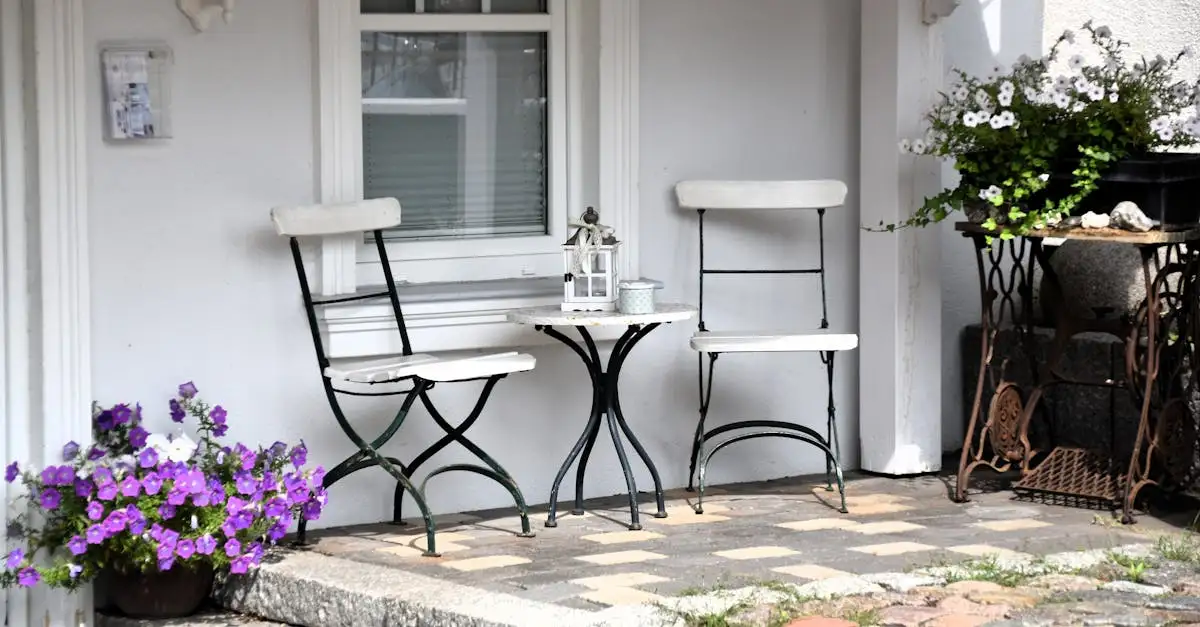 Patio inrichten