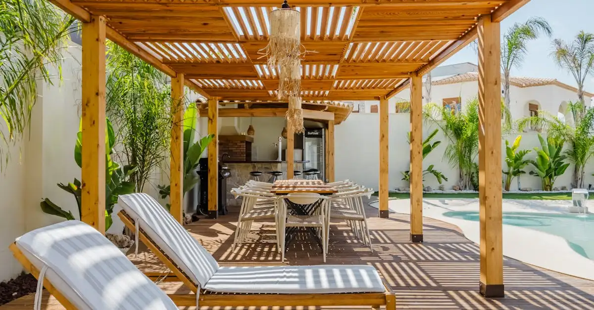 Pergola inrichten: Stijlvolle ideeën voor uw buitenruimte